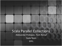 Parallel Collections - Prokopec
