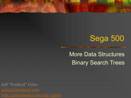 Binary Search Trees in UT