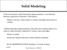 Incremental Algorithms for Collision Detection between Solid