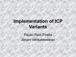 Implementation of ICP variants