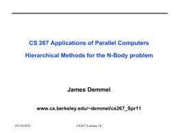 CS267: Introduction