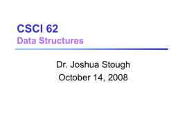 Oct 14 - Joshua Stough