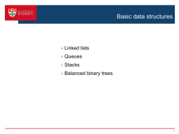 Lecture 2C - Basic Data Structures