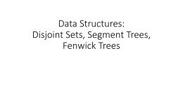 Tree Data Structures
