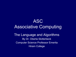 SIGCSE Workshop Talk - Computer Science
