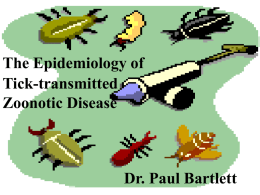 The Epidemiology of Tick-transmitted Zoonotic Disease