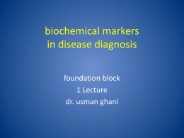 Biochemical Markers