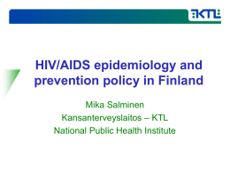 HIV/AIDS policy in Finland