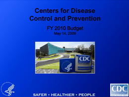 Centers for Disease Control and Prevention CDC Coalition