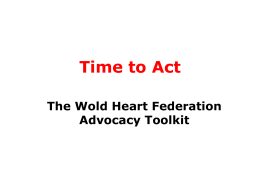 Time to Act - World Heart Federation