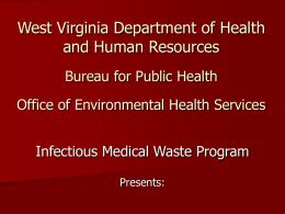 Infectious Medical Waste Information Presentation in