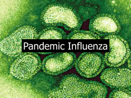 Intro to Influenza - Larimer County, Colorado