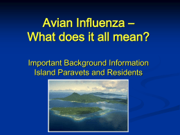 Avian Influenza – What does it mean for list state?