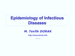 Principles of Infectious Disease Epidemiology [M.Tevfik DORAK]