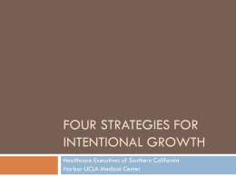 Five Strategies for Intentional Growth