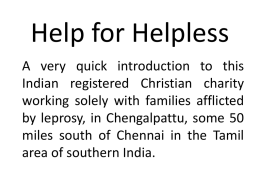Help for Helpless - United Reformed Church