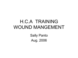 H.C.A TRAINING PACKAGE SUTURE AND CLIP REMOVAL
