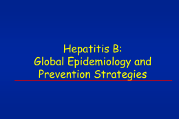 Hepatitis B Prevention