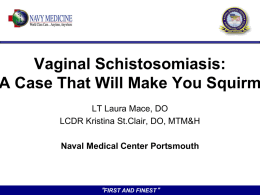 Vaginal Schistosomiasis: A Case That Will Make You Squirm
