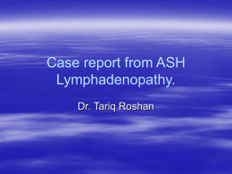 Case report from ASH