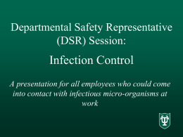 Departmental Safety Representative (DSR