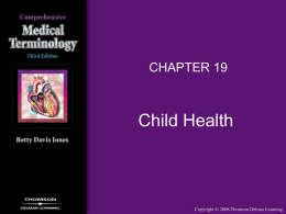 child health - Delmar Cengage Learning