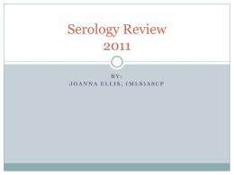 Serology Review