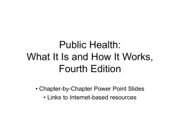 Chapter 2 Understanding and Measuring Health