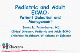 Pediatric and Adult ECMO Talk