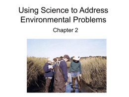 Using Science to Address Environmental Problems