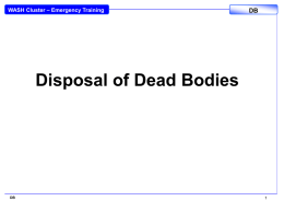DB_PP_Disposal of Dead Bodies