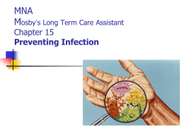 Ch 13, Infection control