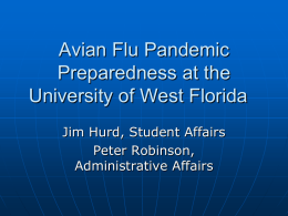UWF Pandemic Preparedness (PowerPoint)