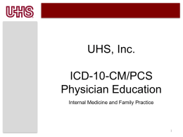 Internal Medicine and Family Practice