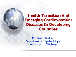 Health transition and emerging cardiovascular diseases in