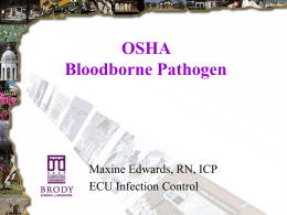 What are bloodborne pathogens?