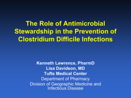 The Role of Antimicrobial Stewardship in the Prevention of