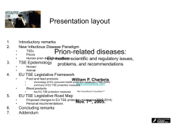 Prion-related diseases: issues, problems, recommendations