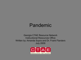 Pandemics - Instructional Resources
