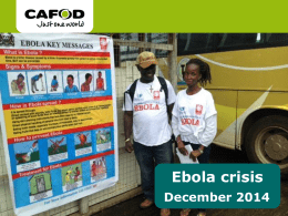 Ebola crisis PowerPoint for secondary schools (ppt , 4mb)