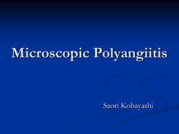 Microscopic Polyangitis