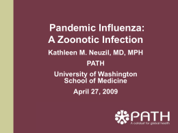 Influenza 1999 - University of Washington