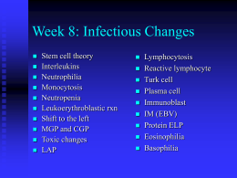 PowerPoint Presentation - Week 8: Infectious Changes