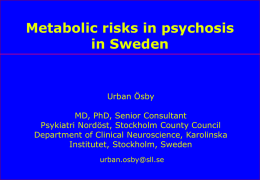 Metabolic risks Psychiatric diagnosis (n=615)