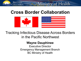 Cross Border Collaboration - Northwest Center for Public Health