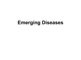 Emerging Infectious Disease Categories (NIAID)