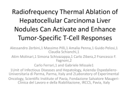 Radiofrequency Thermal Ablation of Hepatocellular Carcinoma
