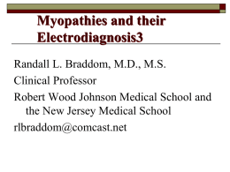 Myopathies and their Electrodiag