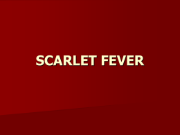 scarlet fever - UMF IASI 2015