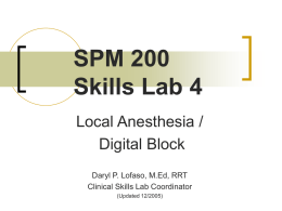 SPM 200 Skills Lab 6
